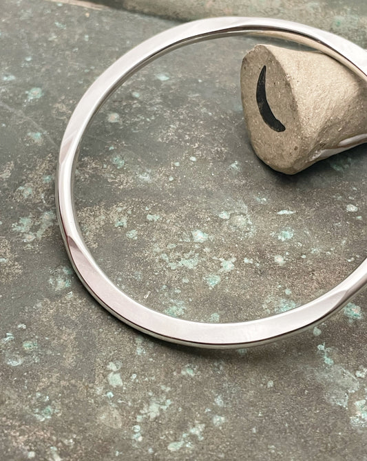 4mm Solid Sterling Silver Bangle