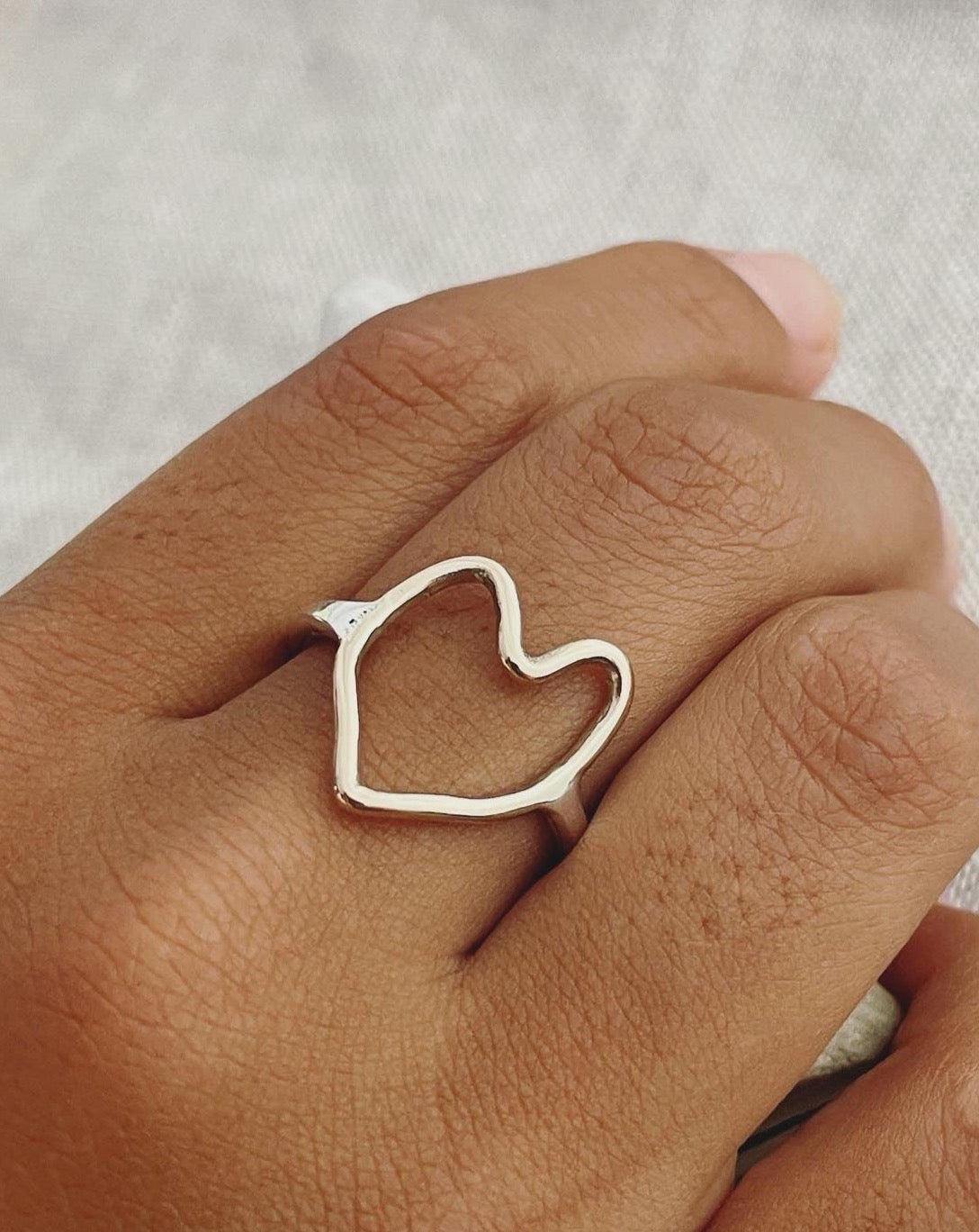 Gold Heart Rings
