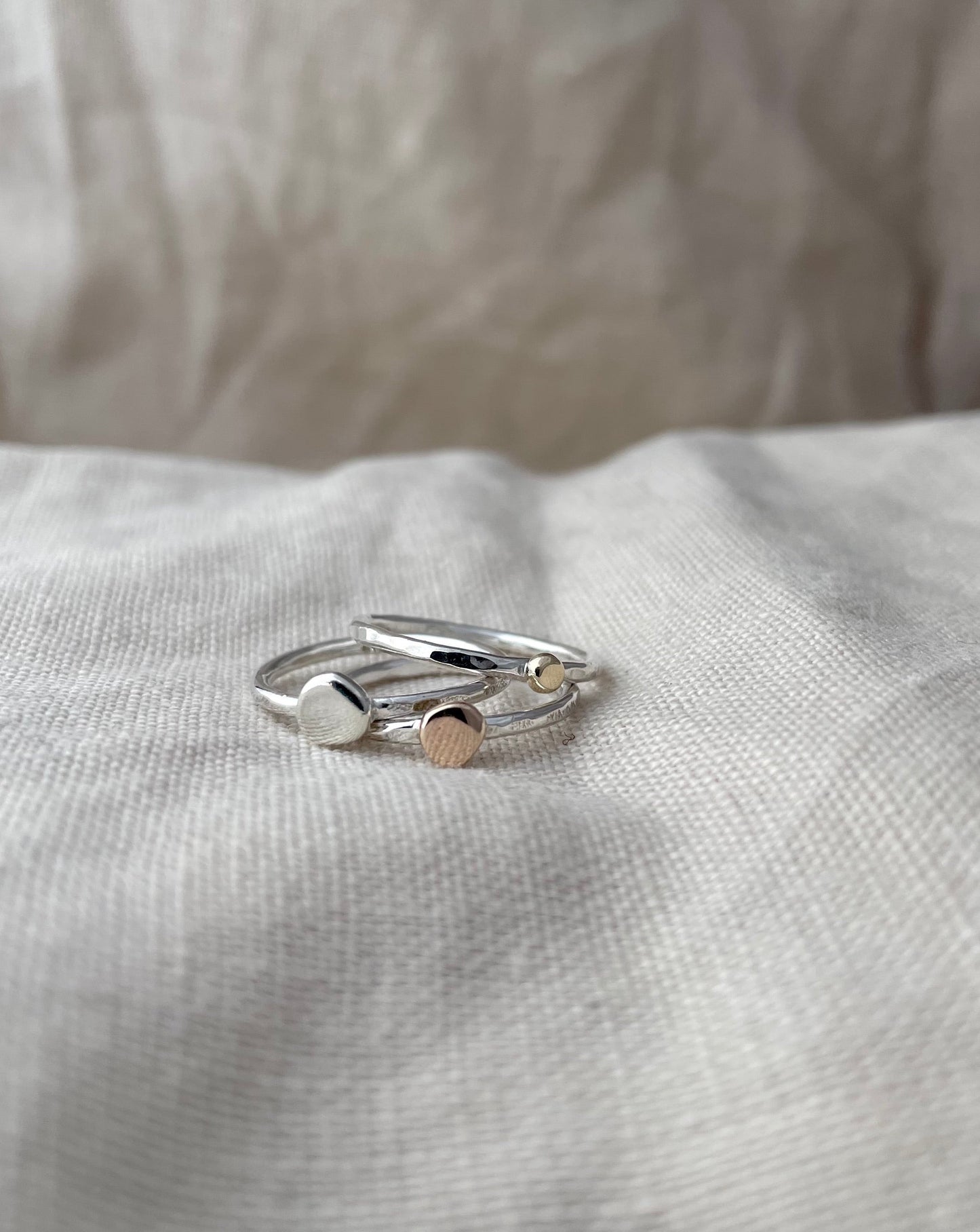 Pebble Ring Set
