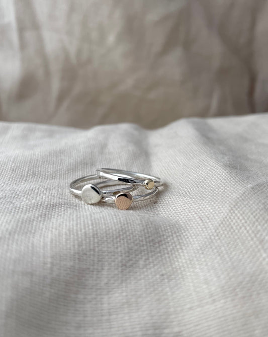 Pebble Ring Set