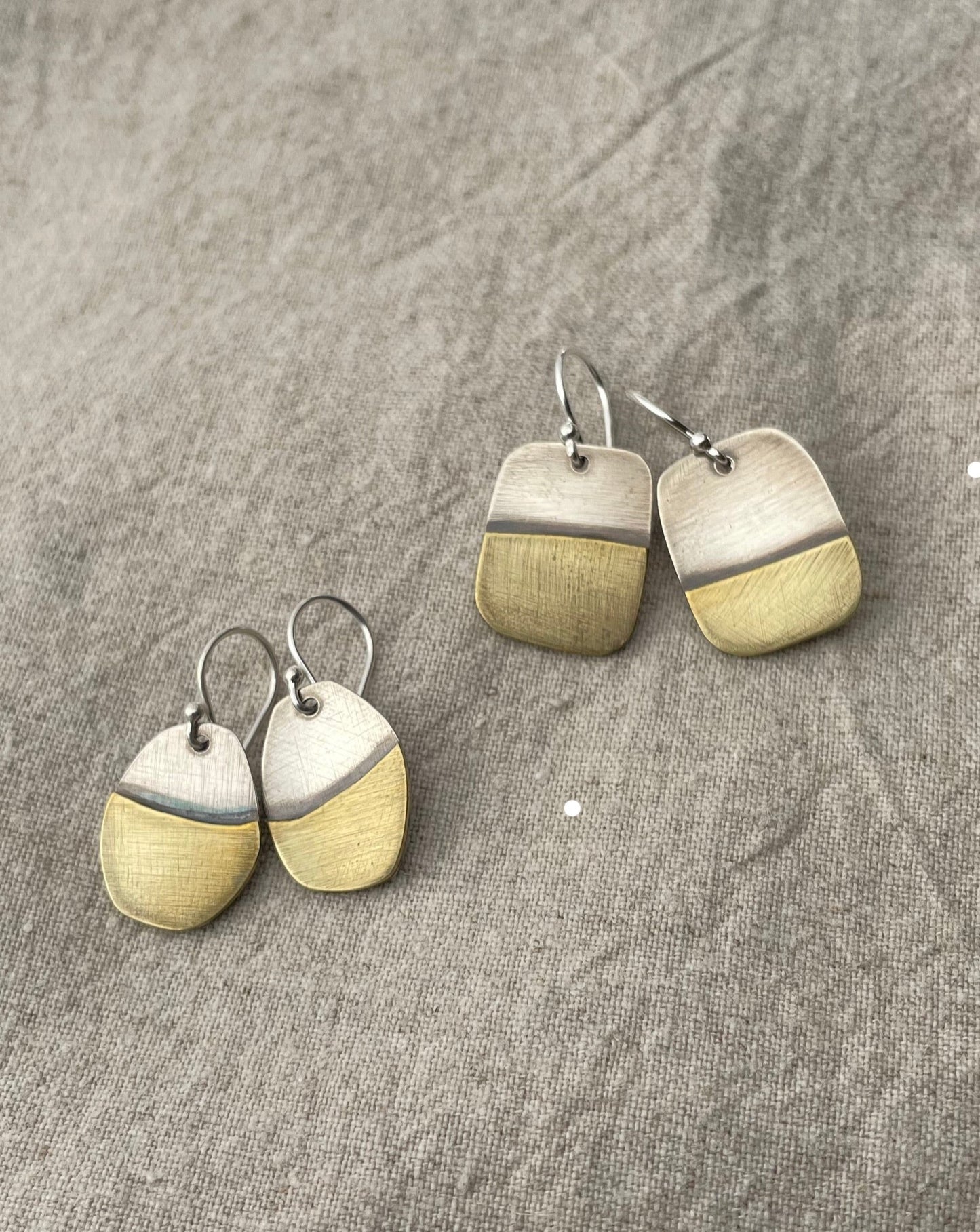 Two tone Earrings
