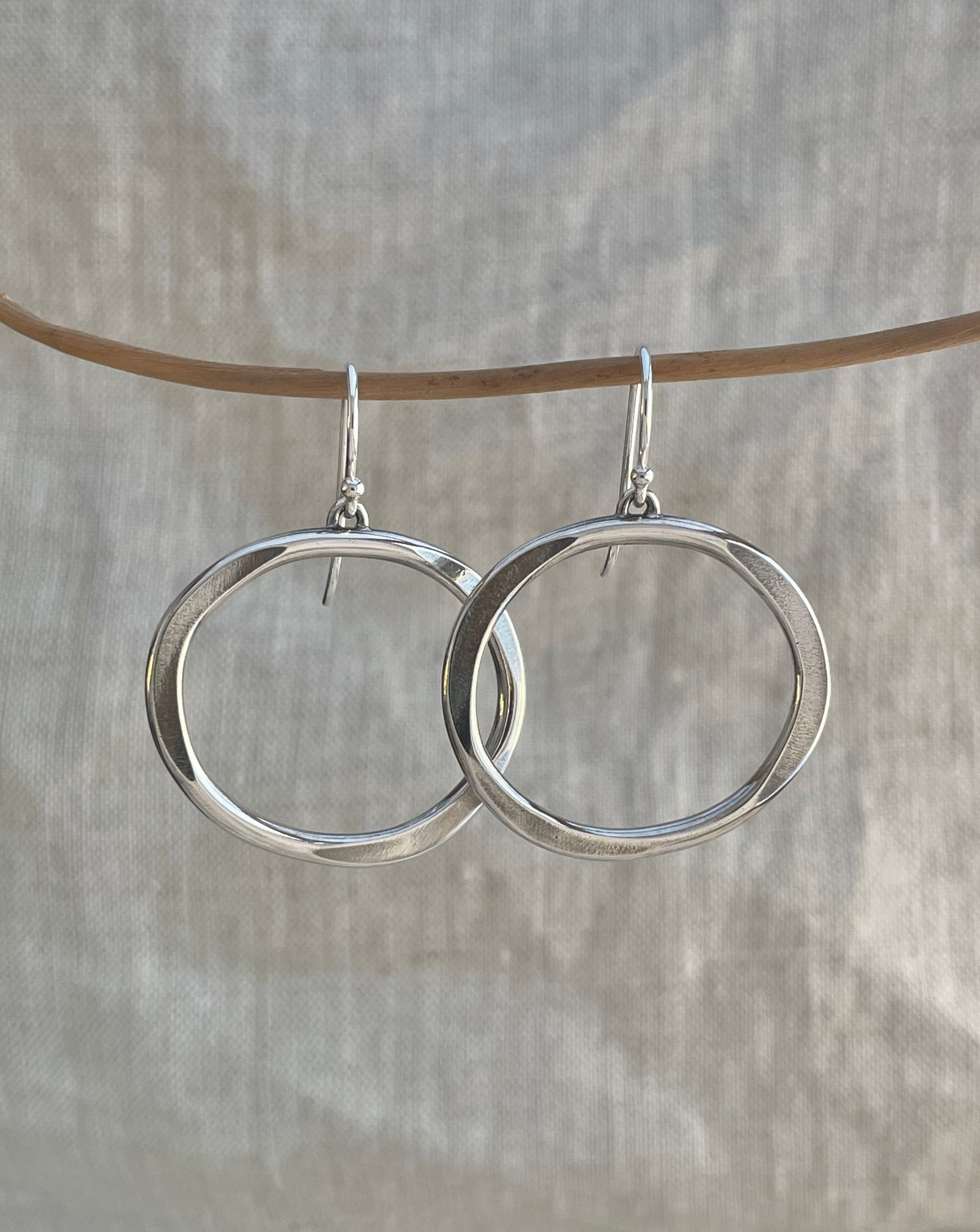 Oval Hoop Earrings