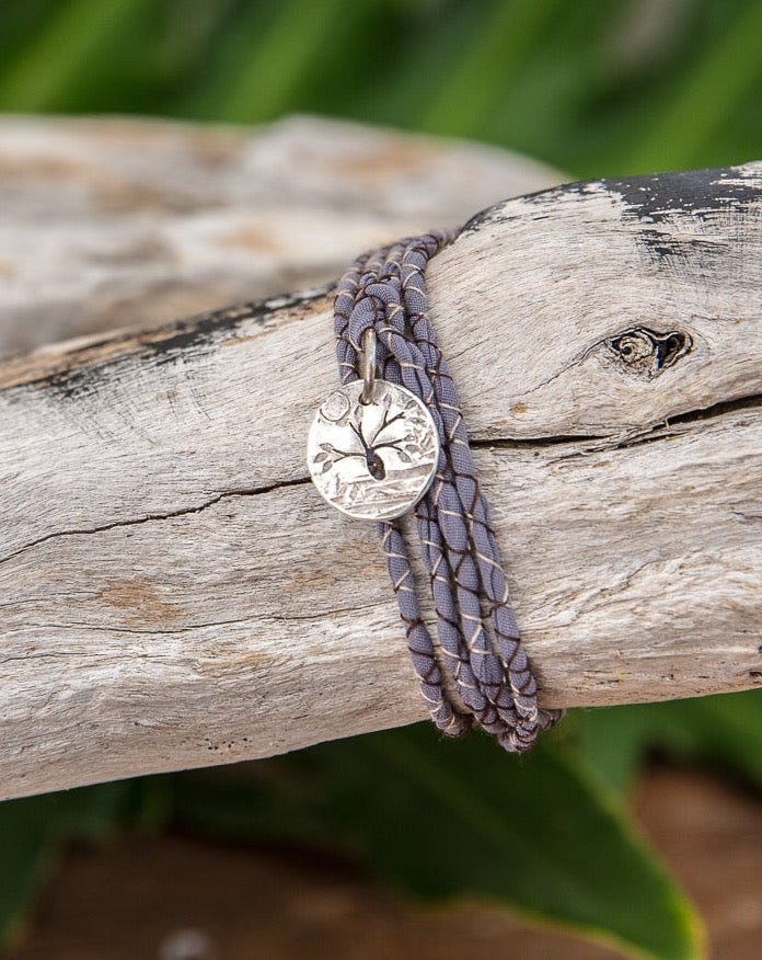 Round tree with moon charm