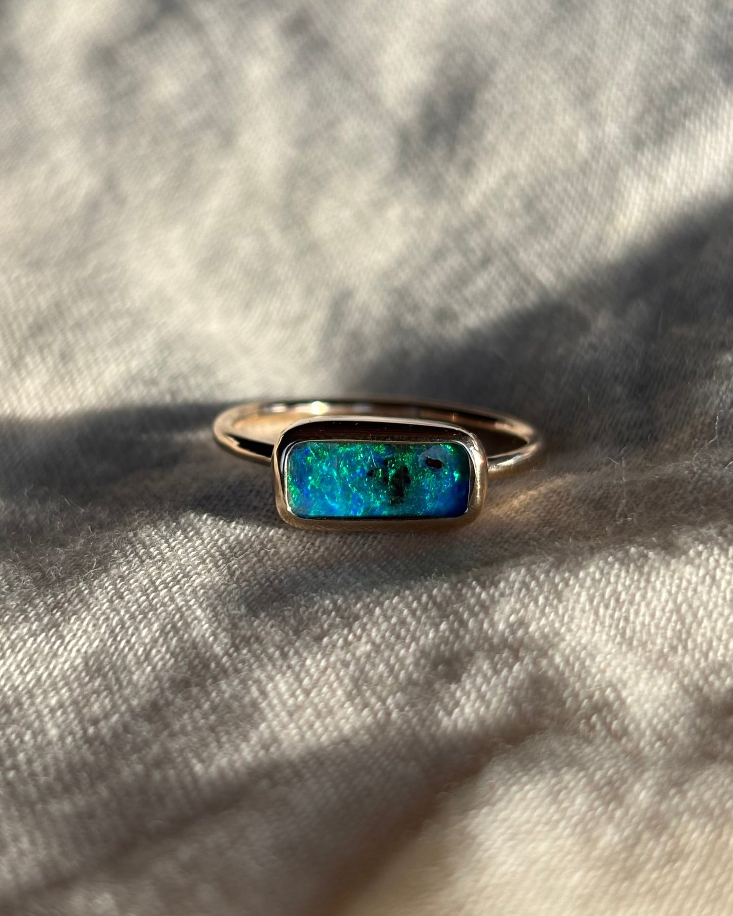 Ocean Glow Opal Ring