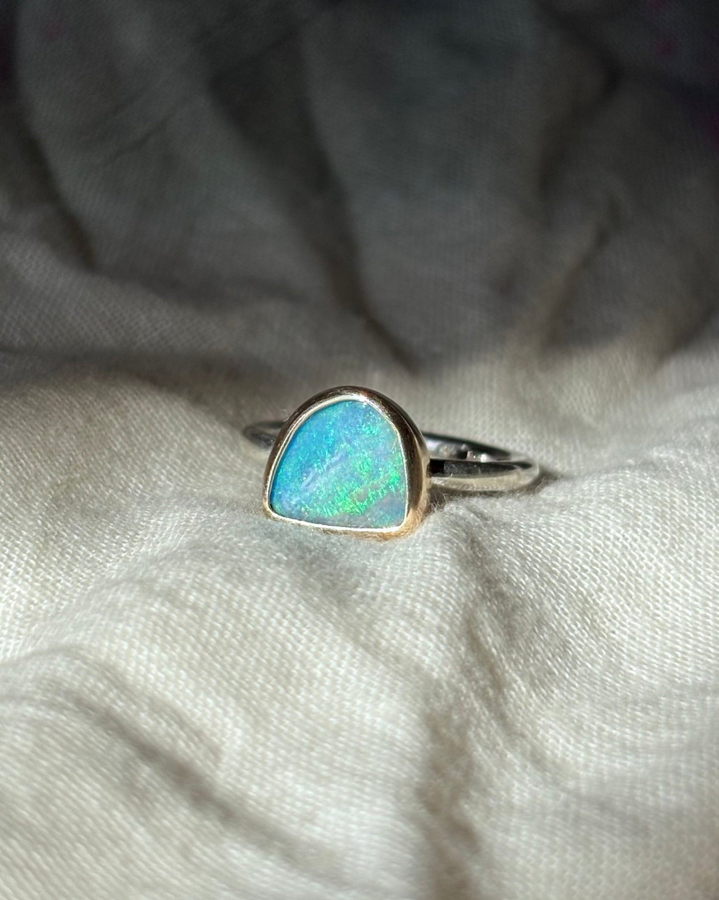 Ethereal Sky Opal Ring