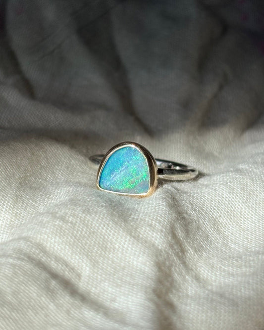 Ethereal Sky Opal Ring