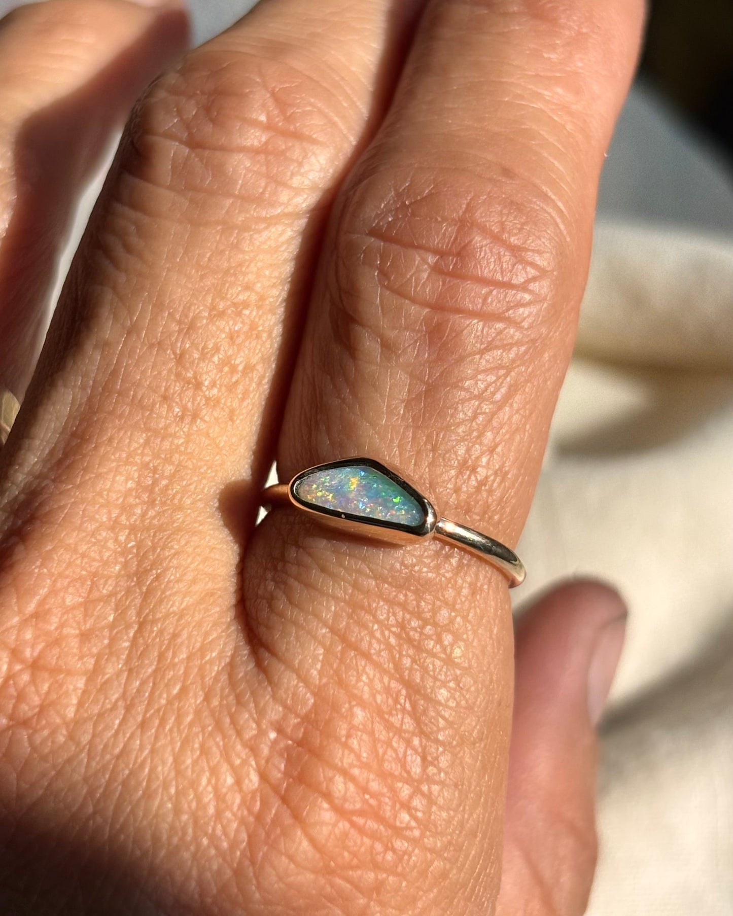 Whisper Opal Ring