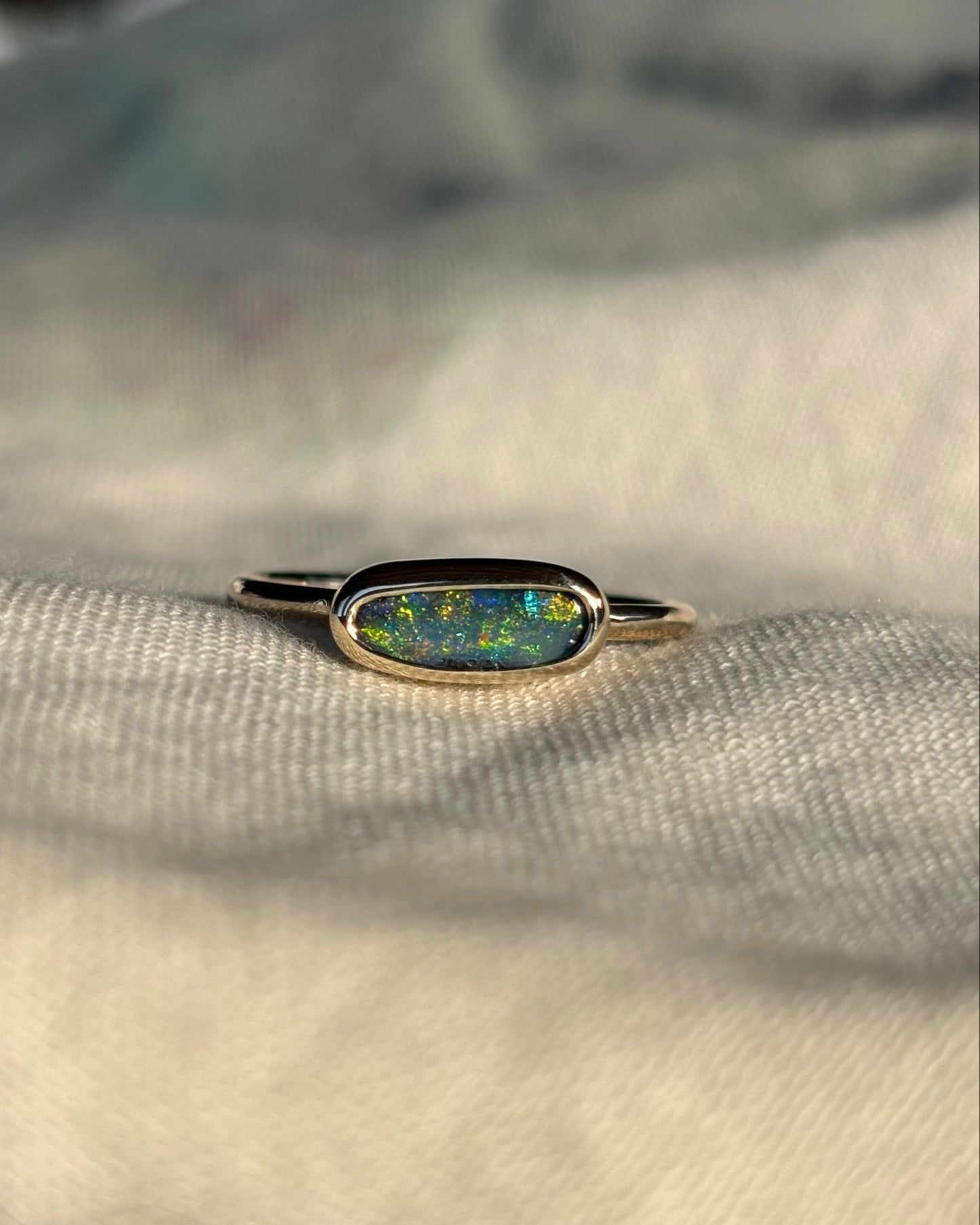 Stardust Opal Ring