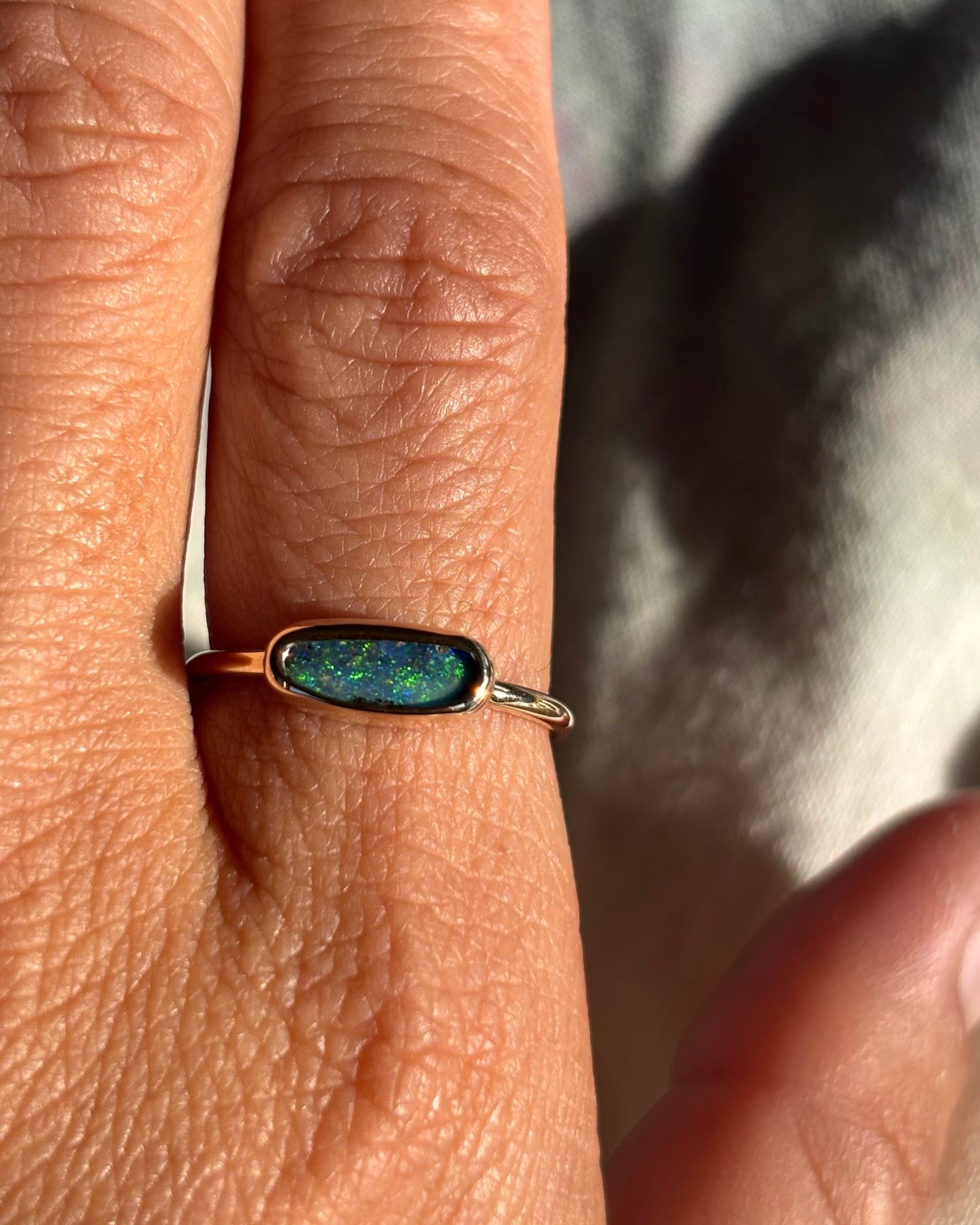 Stardust Opal Ring