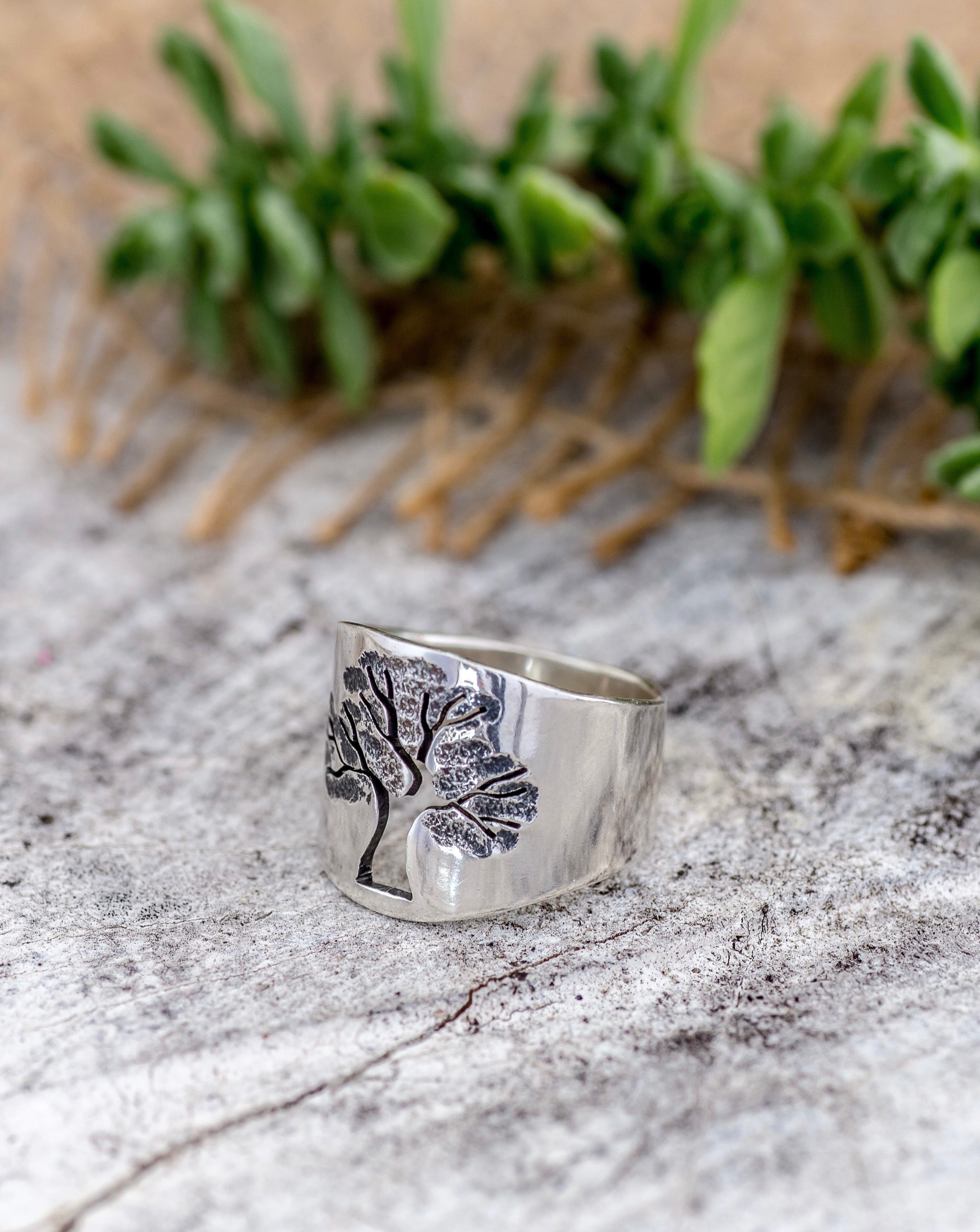 Wide Tree Ring – Jewellery by me